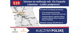 Umowa na projekt i budowę S19 Lublin - Lubartów podpisana!