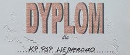 zdjęcie przedstawia dyplom