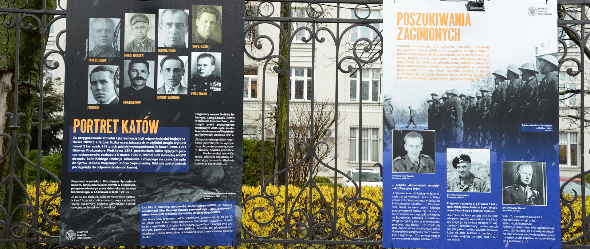 Wystawa plenerowa „Zbrodnia Katyńska 1940. Zagłada polskich elit”