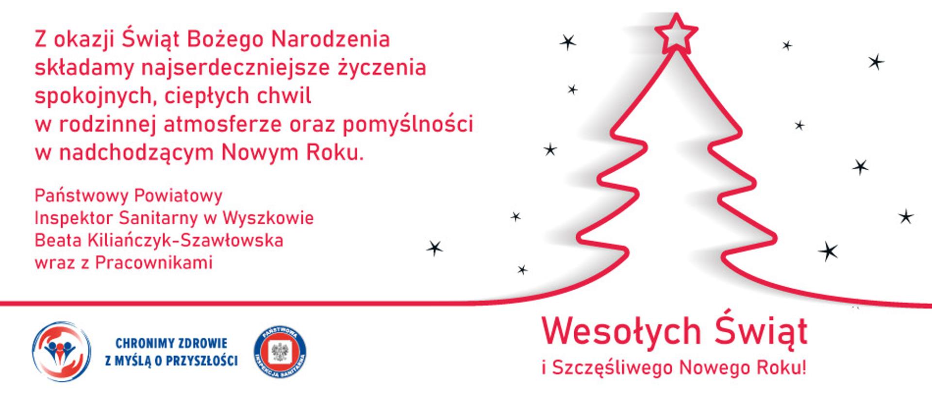 Kartka z życzeniami z okazji świąt Bożego Narodzenia