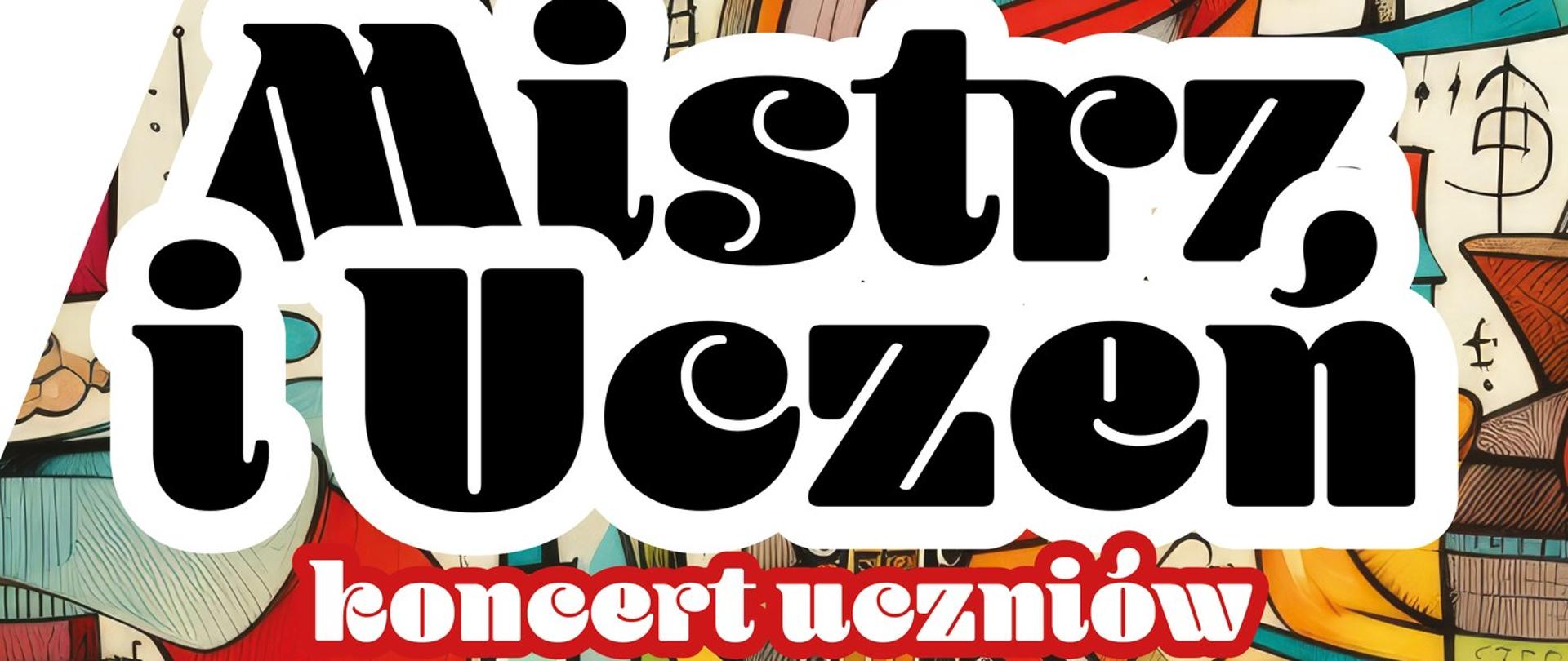 Afisz zapowiadający koncert uczniów i nauczycieli. 25 stycznia 2024 r. o godz. 17:00. Sala koncertowa. Zapraszamy.