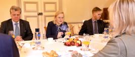Minister Anna Moskwa na spotkaniu z Agnès Pannier-Runacher, minister ds. transformacji energetycznej Francji. 