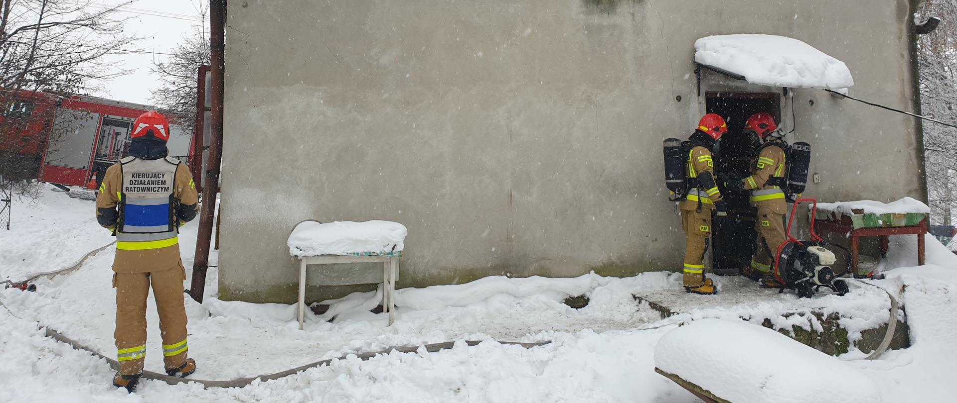 Tragiczny pożar w budynku mieszkalnym w miejscowości Nagórzanki