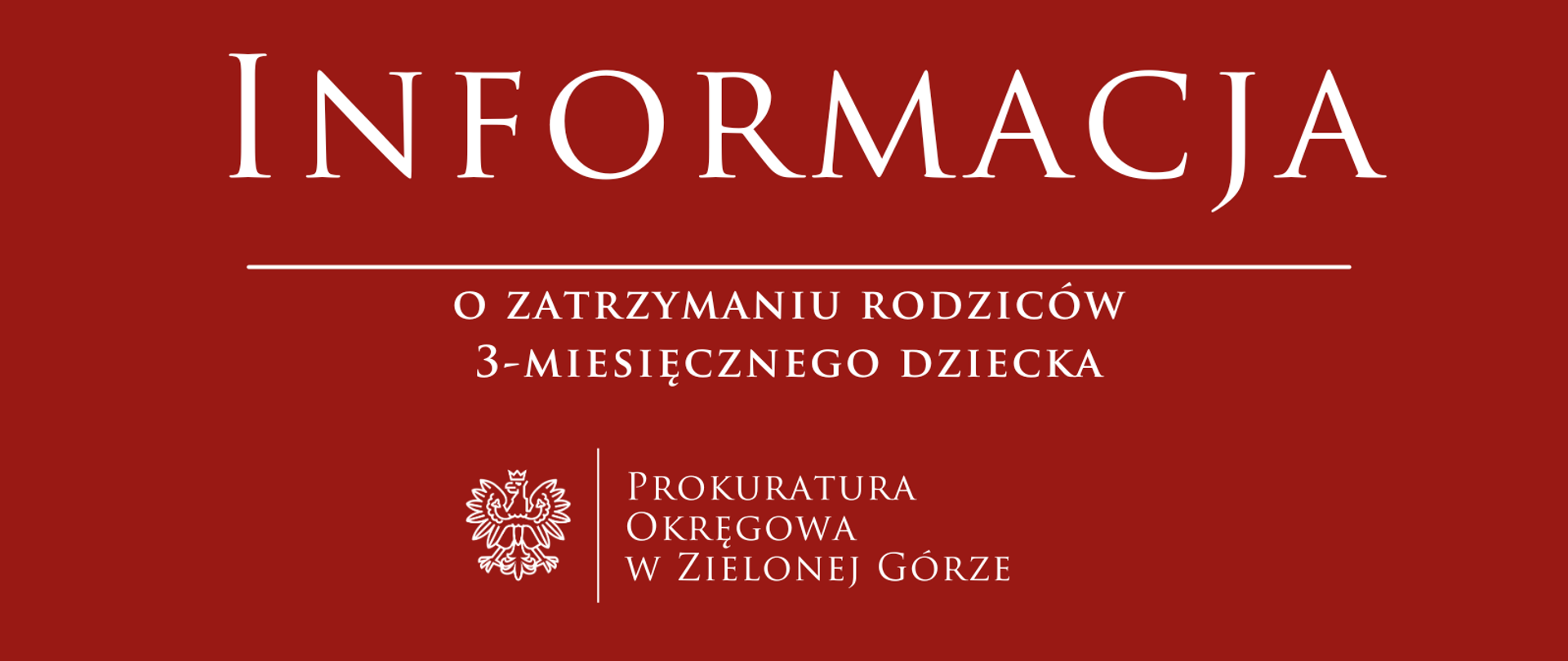 Zatrzymanie rodziców