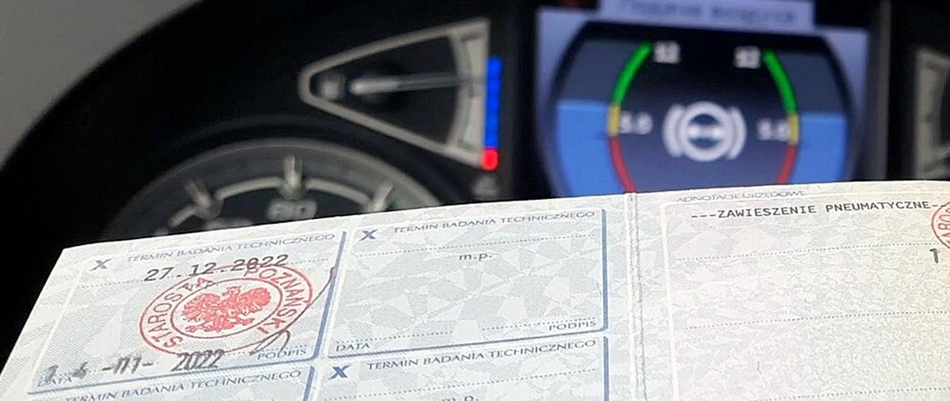 Badanie techniczne naczepy utraciło ważność w grudniu ubiegłego roku