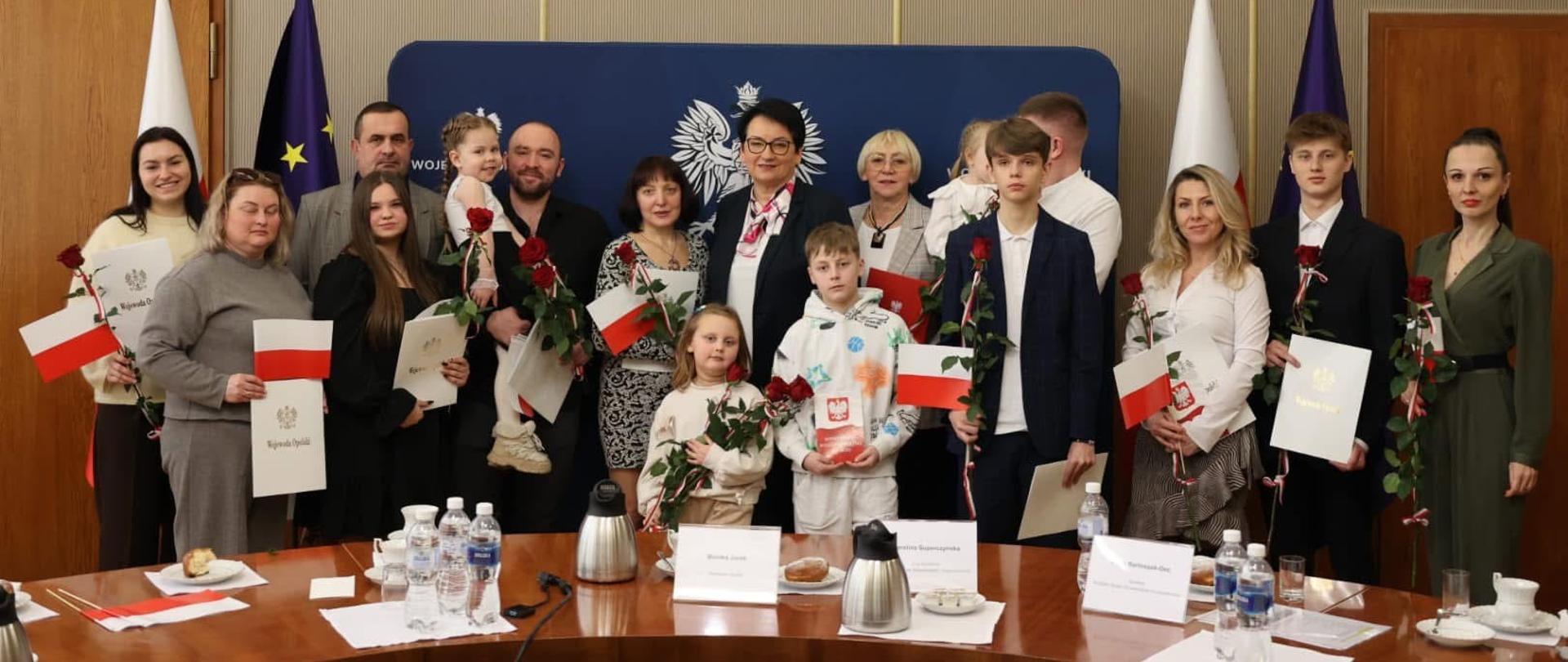 Uroczystość odebrania aktów nadania obywatelstwa polskiego