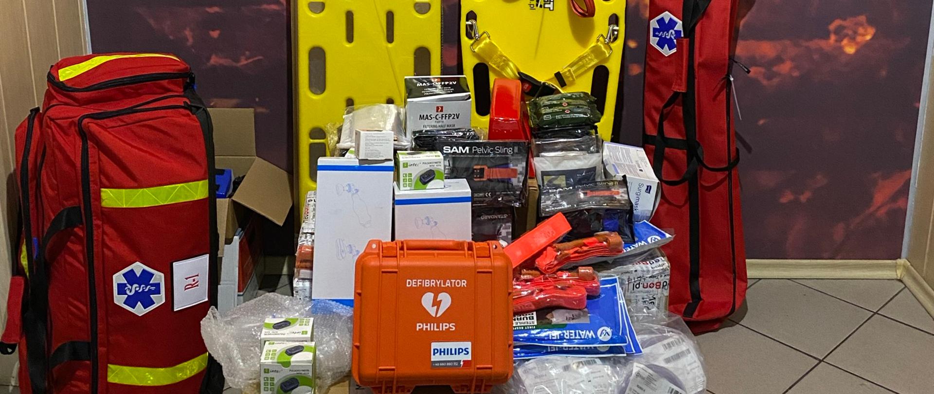 Na zdjęciu widać nowy sprzęt medyczny.