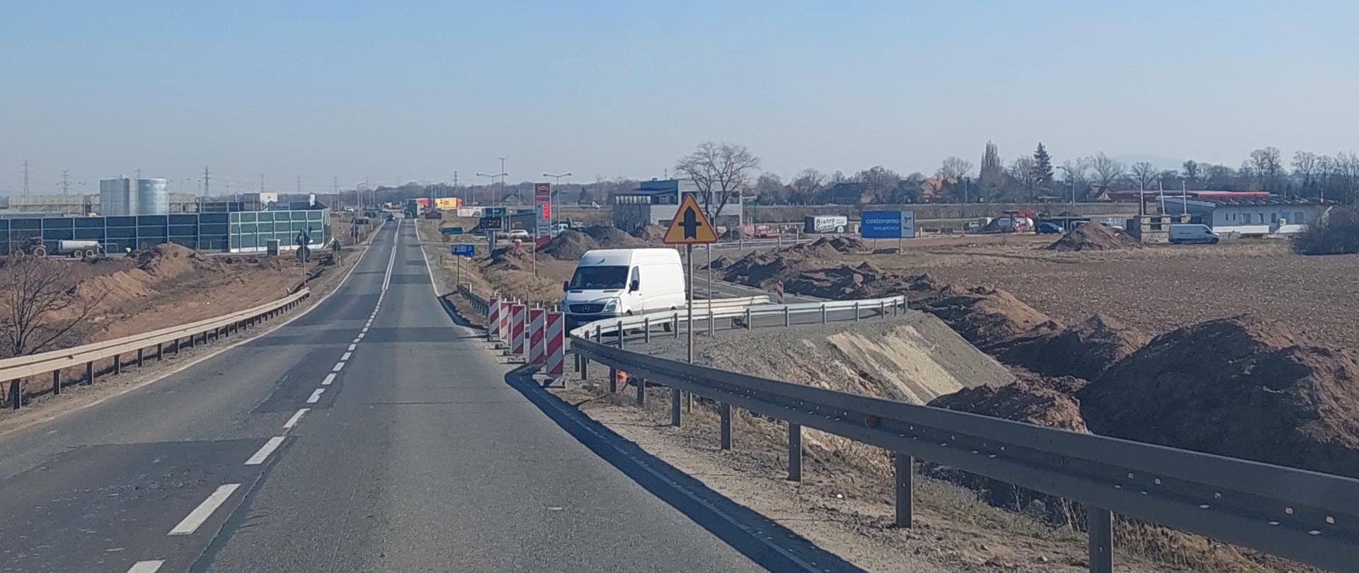 DK5 Dobromierz - przebudowa skrzyżowań (marzec 2026) - fot. GDDKIA