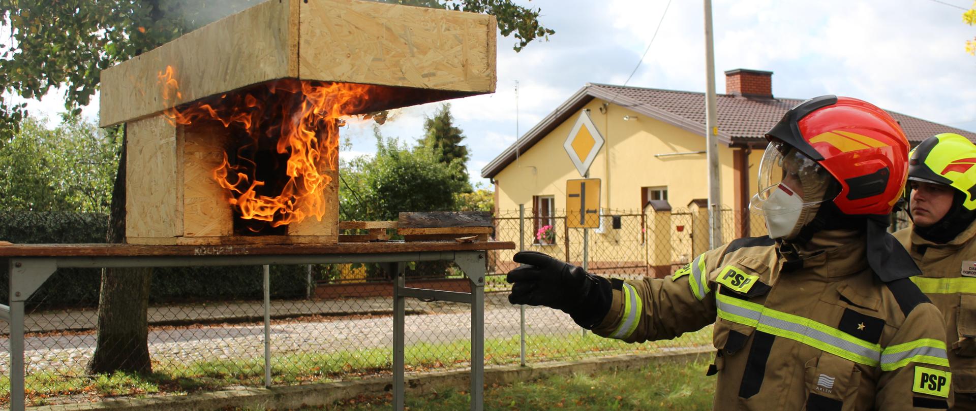 Warsztaty z pożarów wewnętrznych zorganizowane przez Komendę Miejską PSP w Siedlcach 