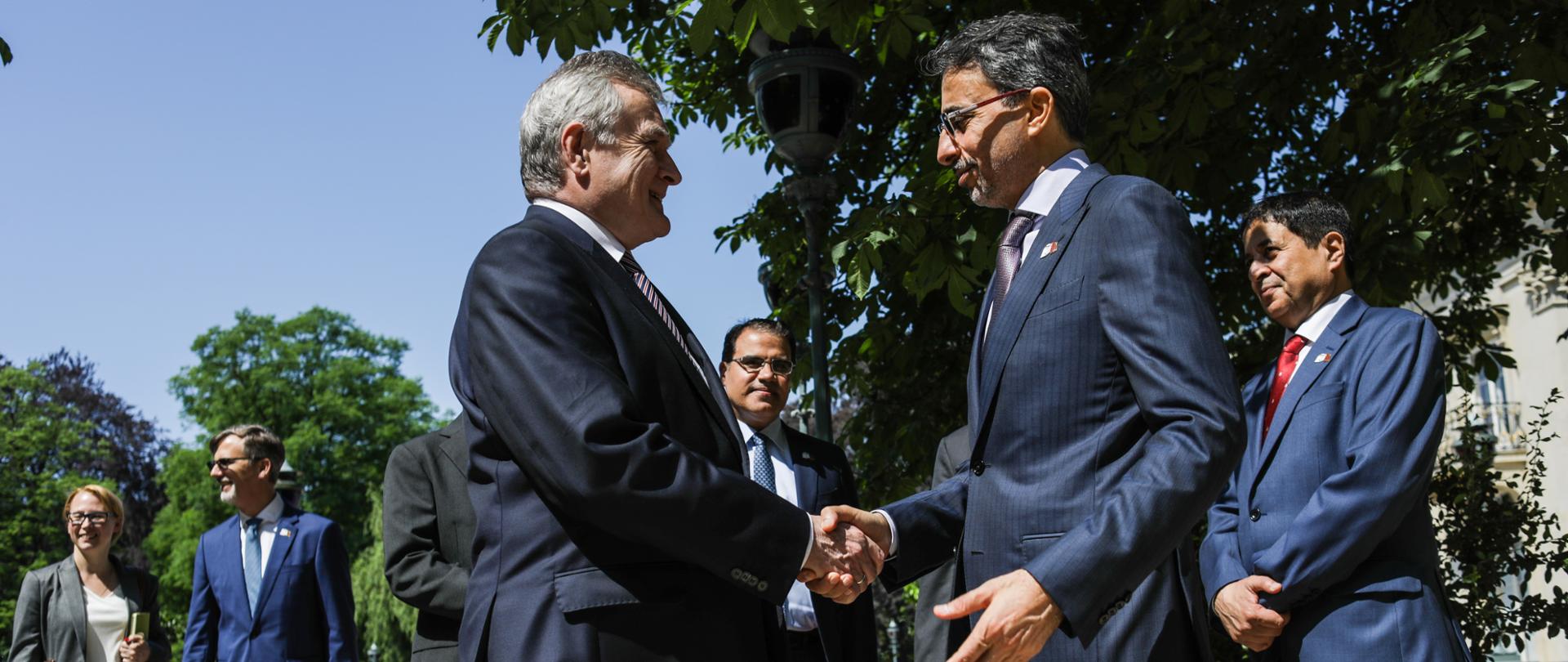 Spotkanie z ministrem kultury i sportu Kataru fot. Danuta Matloch