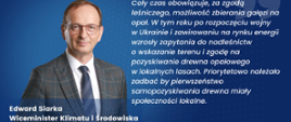Edward Siarka wiceminister klimatu i środowiska