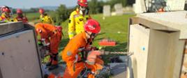 Szkolenie specjalistyczne z zakresu bezpieczeństwa działań podczas katastrof budowlanych.