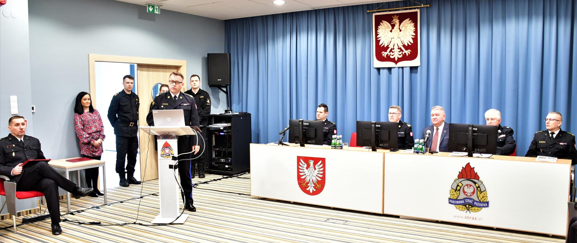 Odprawa roczna kadry kierowniczej PSP woj. mazowieckiego