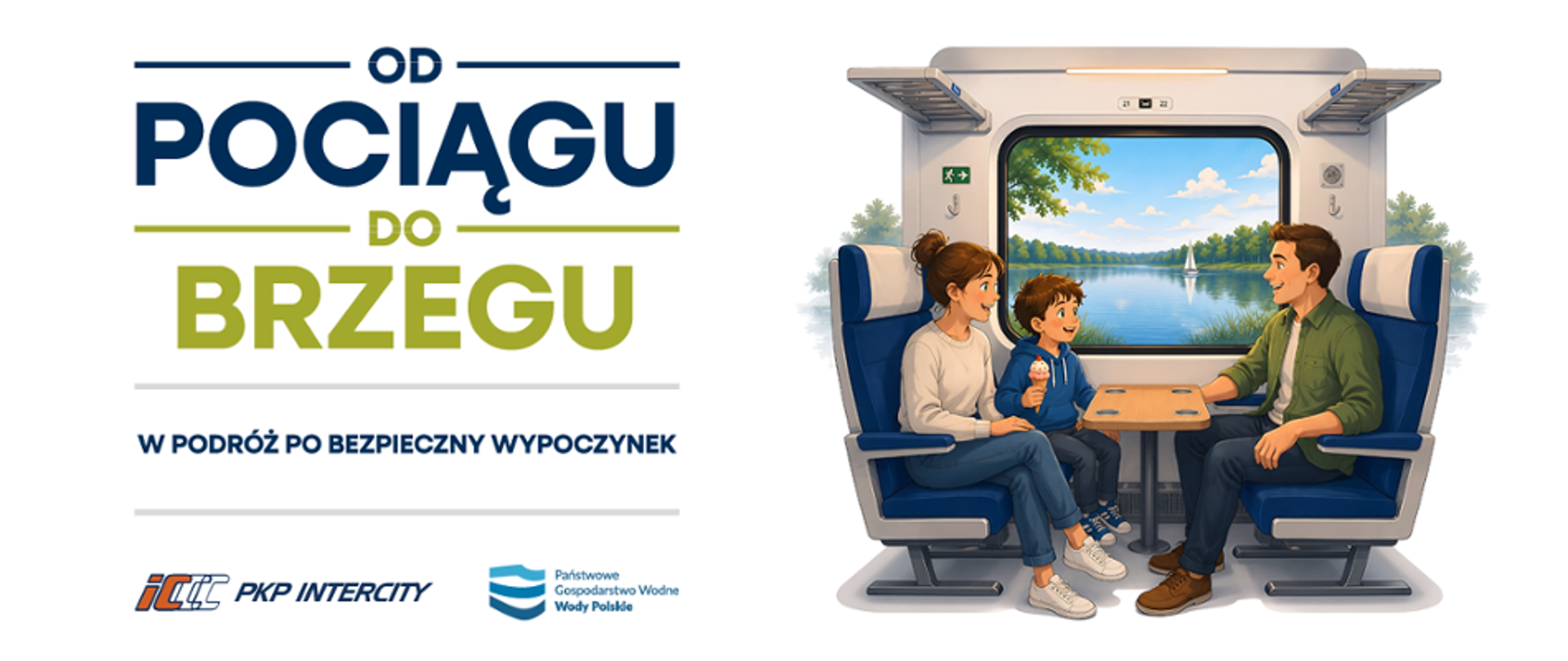 Od Pociągu do Brzegu - kampania - W podróż po bezpieczny wypoczynek 