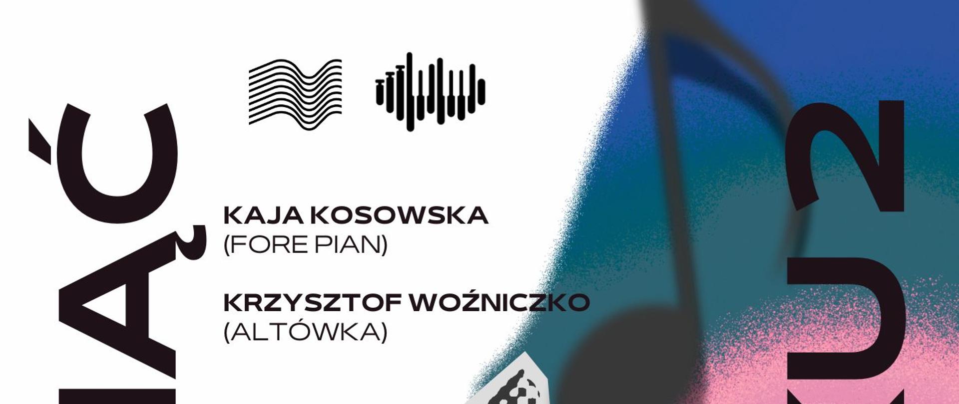 Plakat informacyjny dotyczący koncertu "Dotknąć dźwięku" odbywającego się w dniu 24.05.2025 o godz. 18.00.