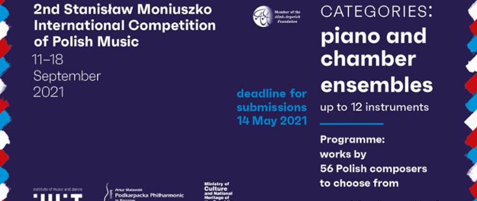 2nd Stanisław Moniuszko International Competition of Polish Music 2021