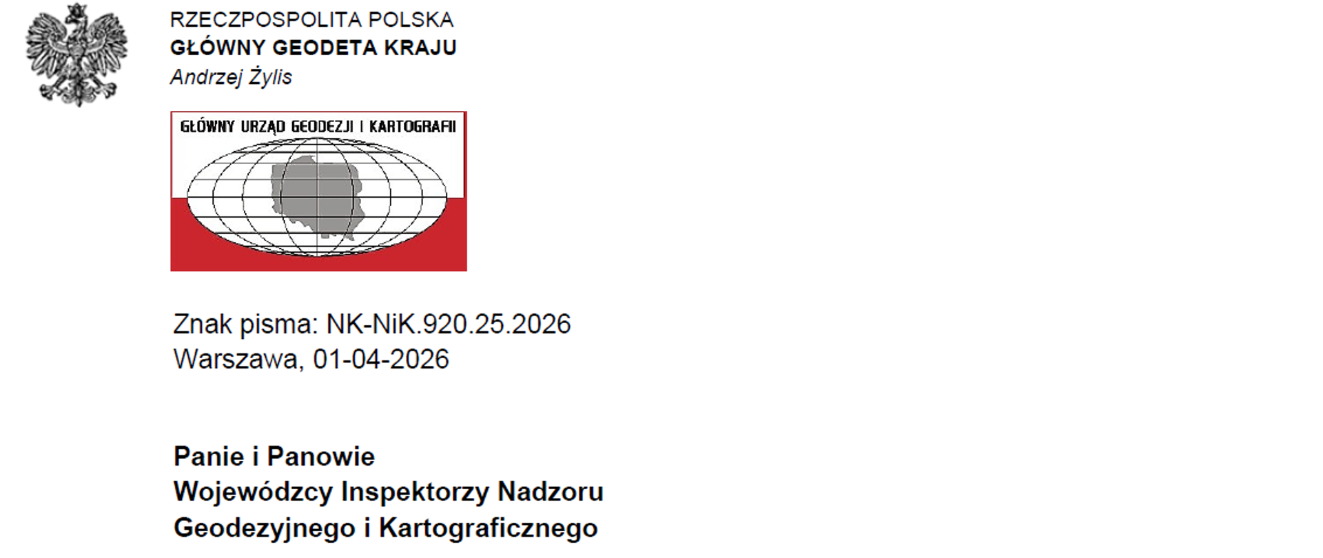 zrzut ekranu fragmentu pisma