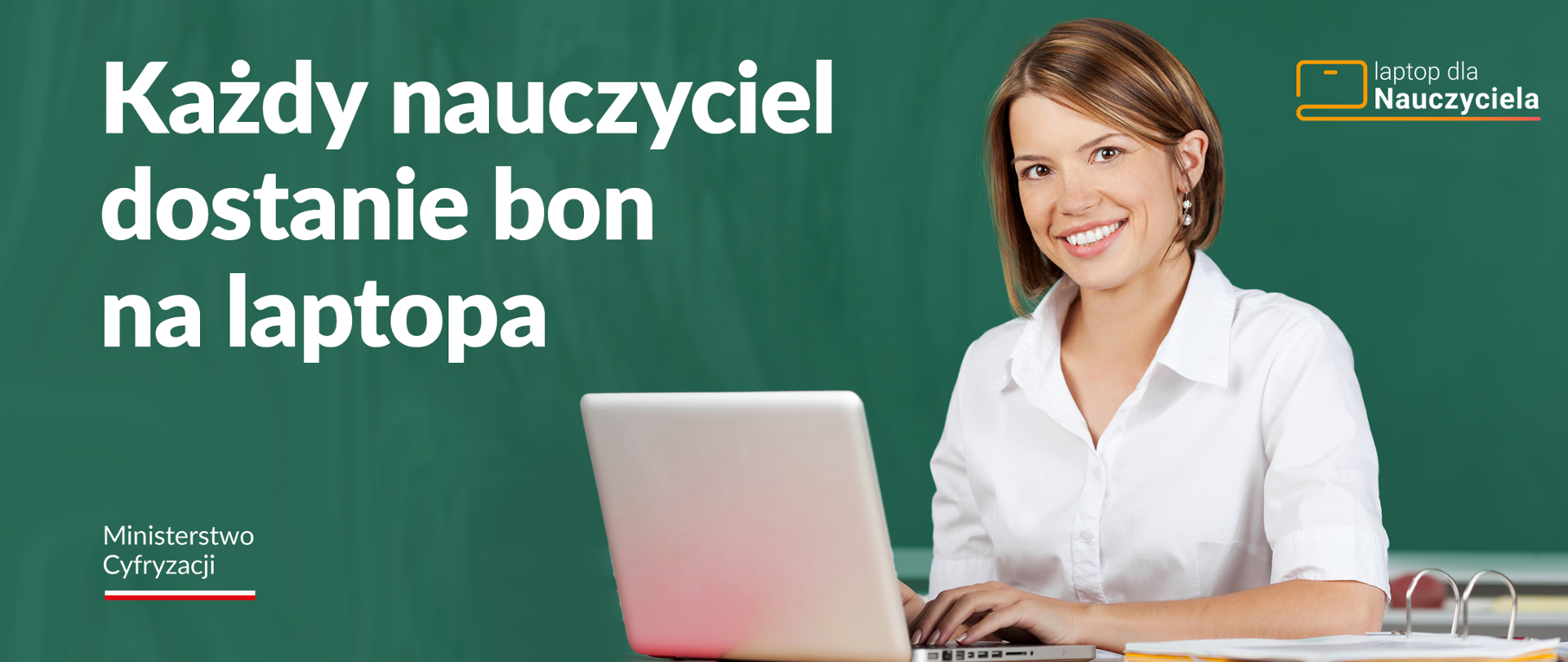 Każdy nauczyciel dostanie bon na laptopa 