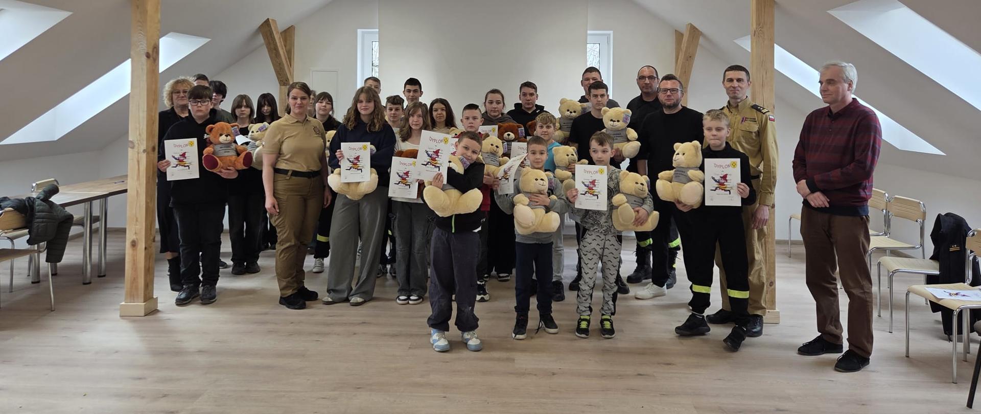 Etap gminny Ogólnopolskiego Turnieju Wiedzy Pożarniczej „Młodzież Zapobiega Pożarom” w Rajgrodzie