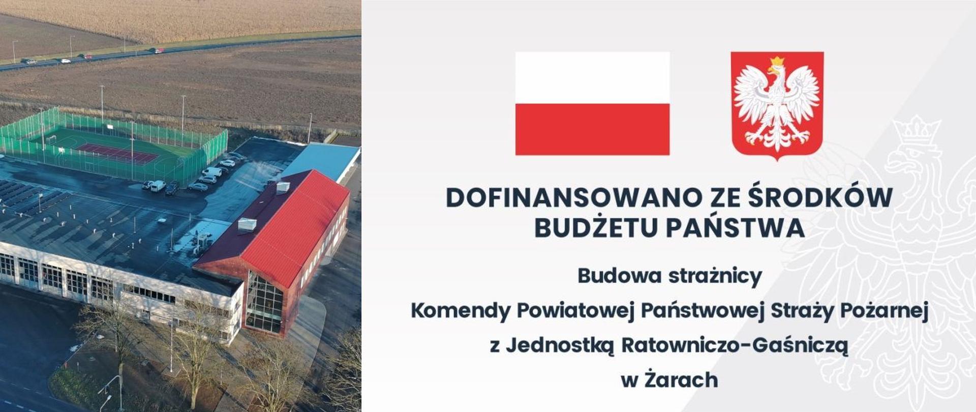 baner informacyjny z fotografia strażnicy