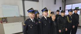 Pożegnanie strażaków odchodzących na zaopatrzenie emerytalne