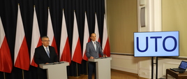 Minister A. Adamczyk i wiceminister R. Weber przedstawili propozycje przepisów dot. uto
