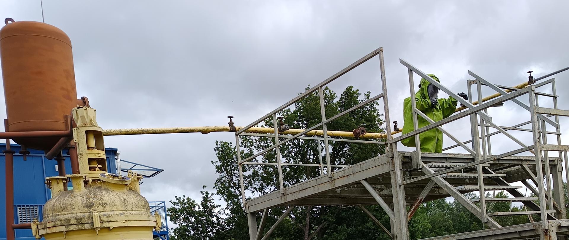 Szkolenie dla personelu Nieetatowej Drużyny Ratownictwa Chemicznego przedsiębiorstwa Aquanet S.A.