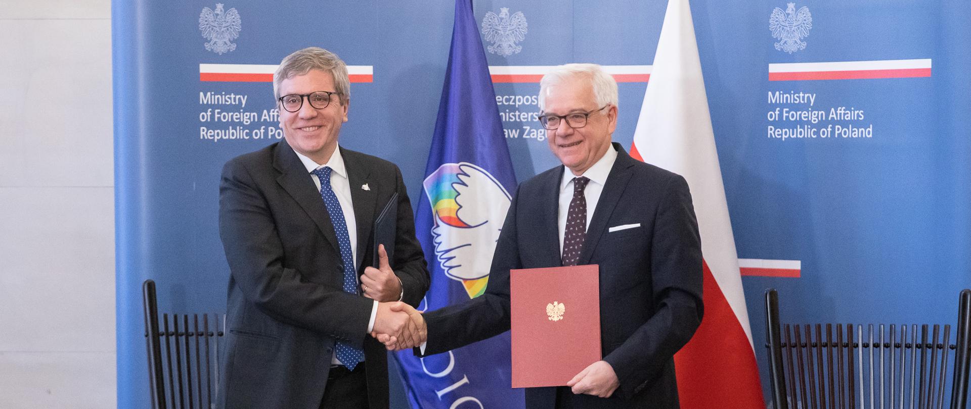 Porozumienie o współpracy między Ministerstwem Spraw Zagranicznych a Wspólnotą Świętego Idziego
