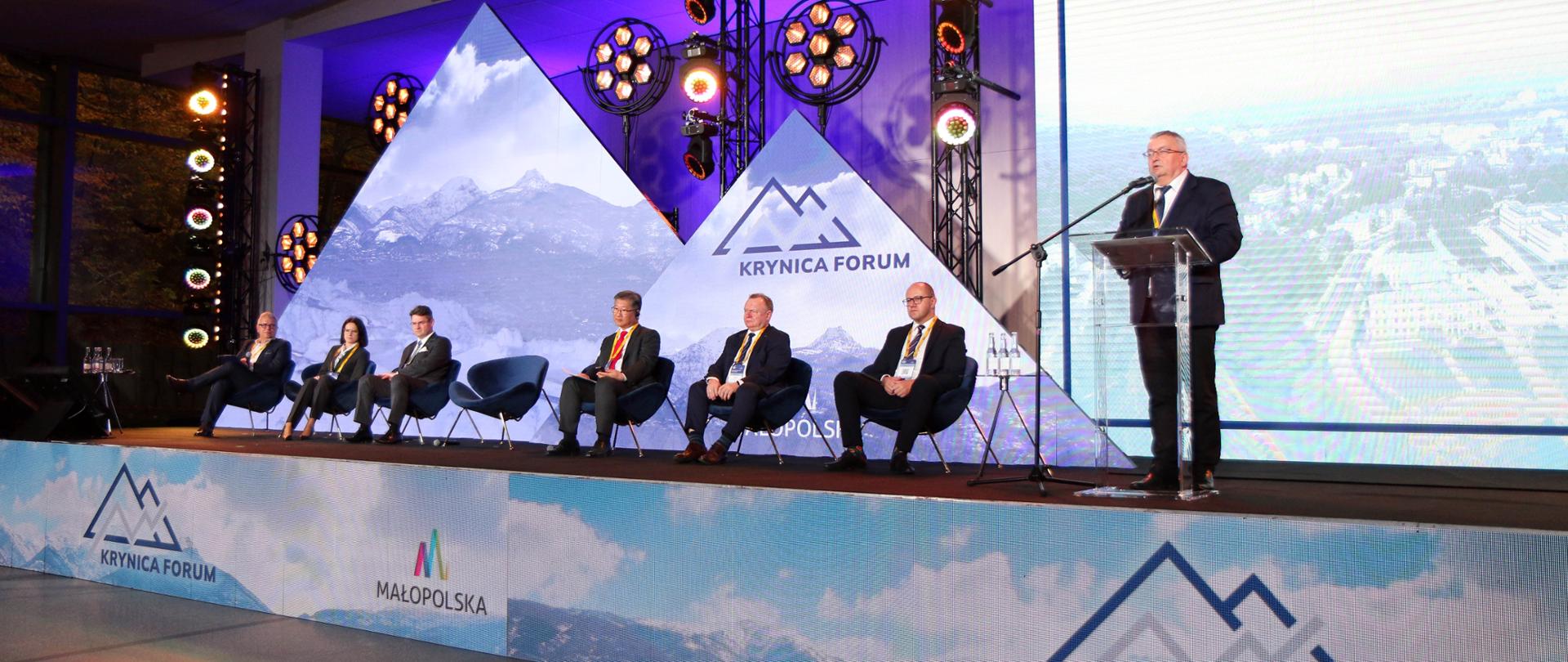 O wielkich inwestycjach infrastrukturalnych na Forum w Krynicy