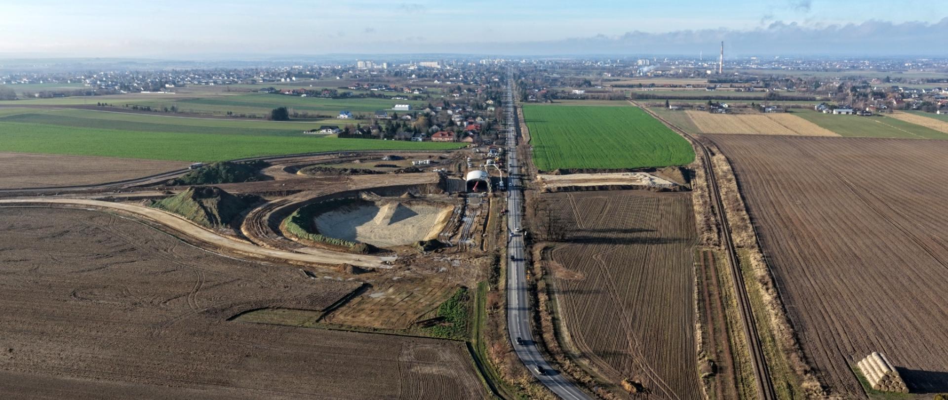 Budowa węzła Zamość Wschód w ciągu S17