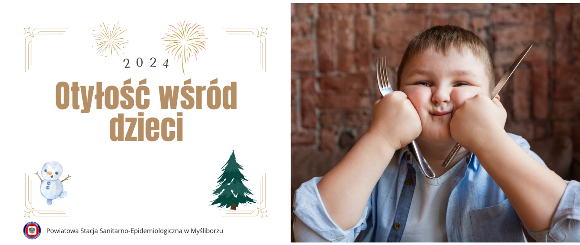 Baner - Otyłość wśród dzieci