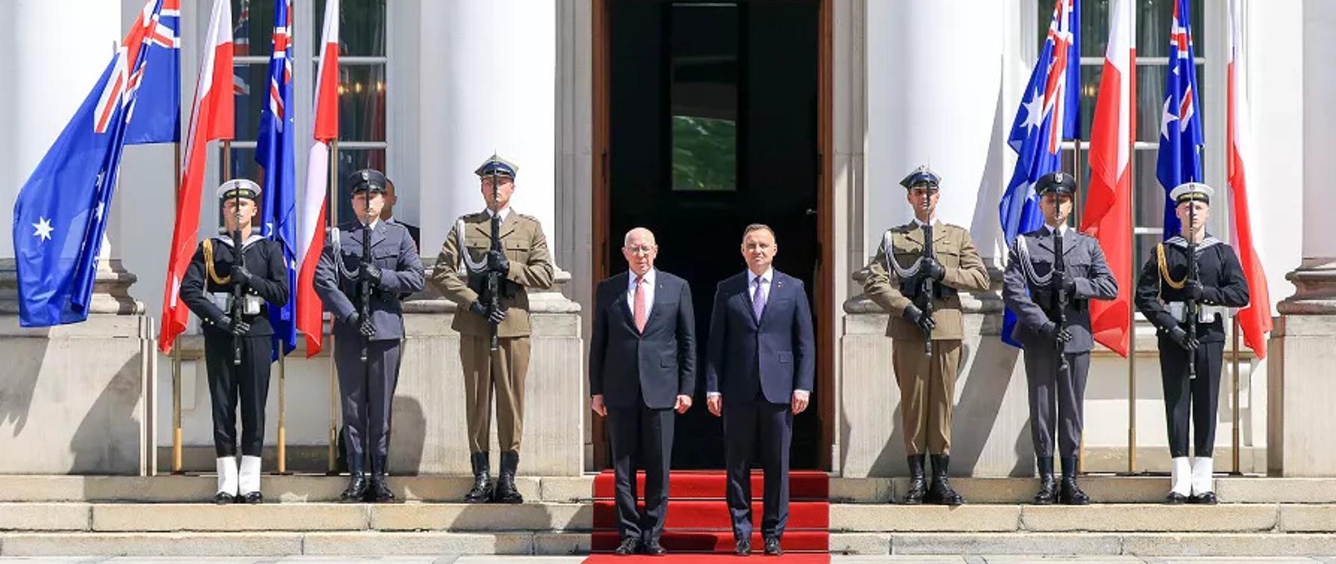 Prezydent Andrzej Duda i Gubernator Generalny David Hurley