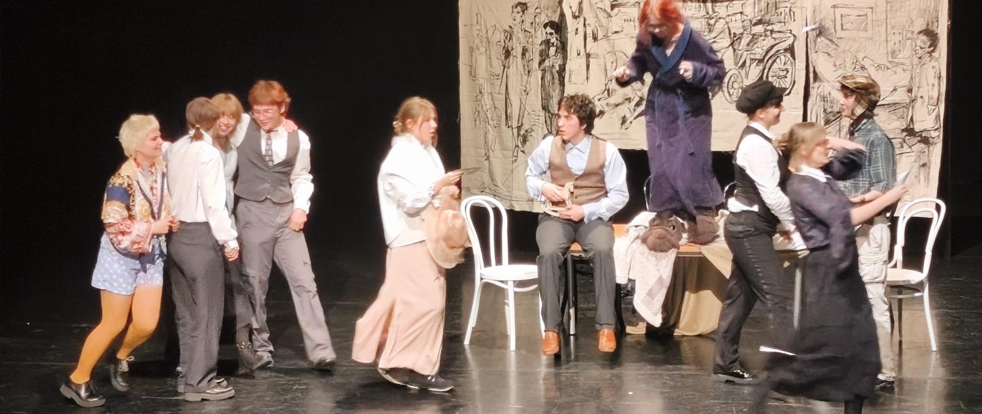 Sklepy cynamonowe Teatru pod Klepsydrą. Fot. Wanda Dittrich