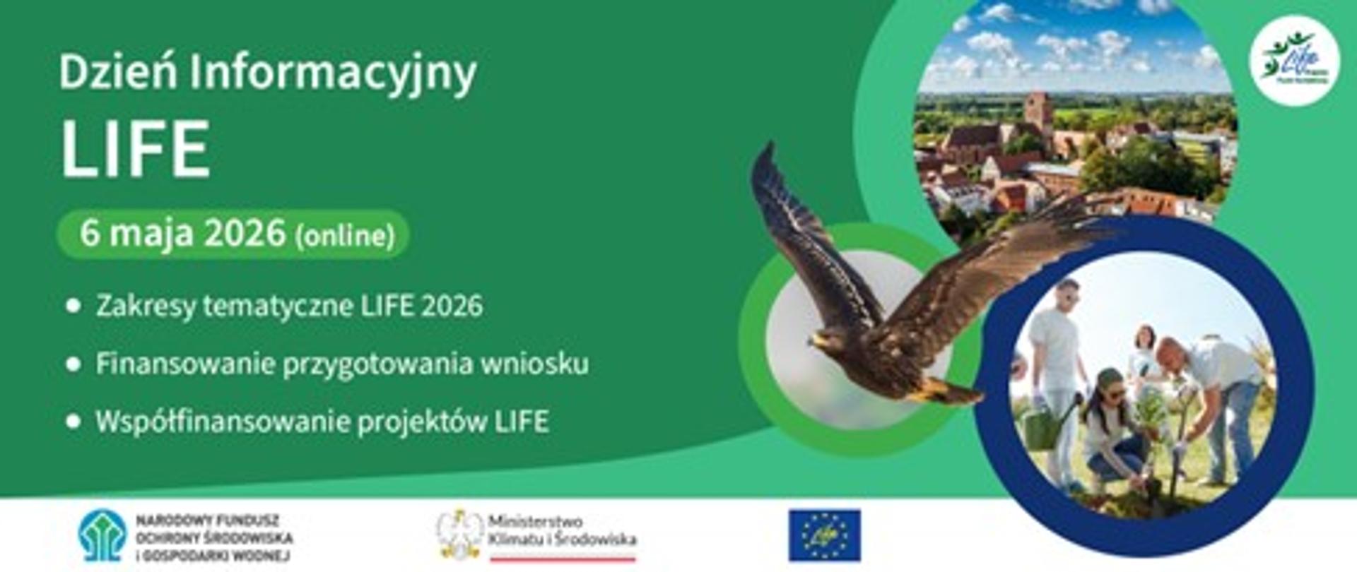 Grafika ilustracyjna. Dzień Informacyjny LIFE 2026