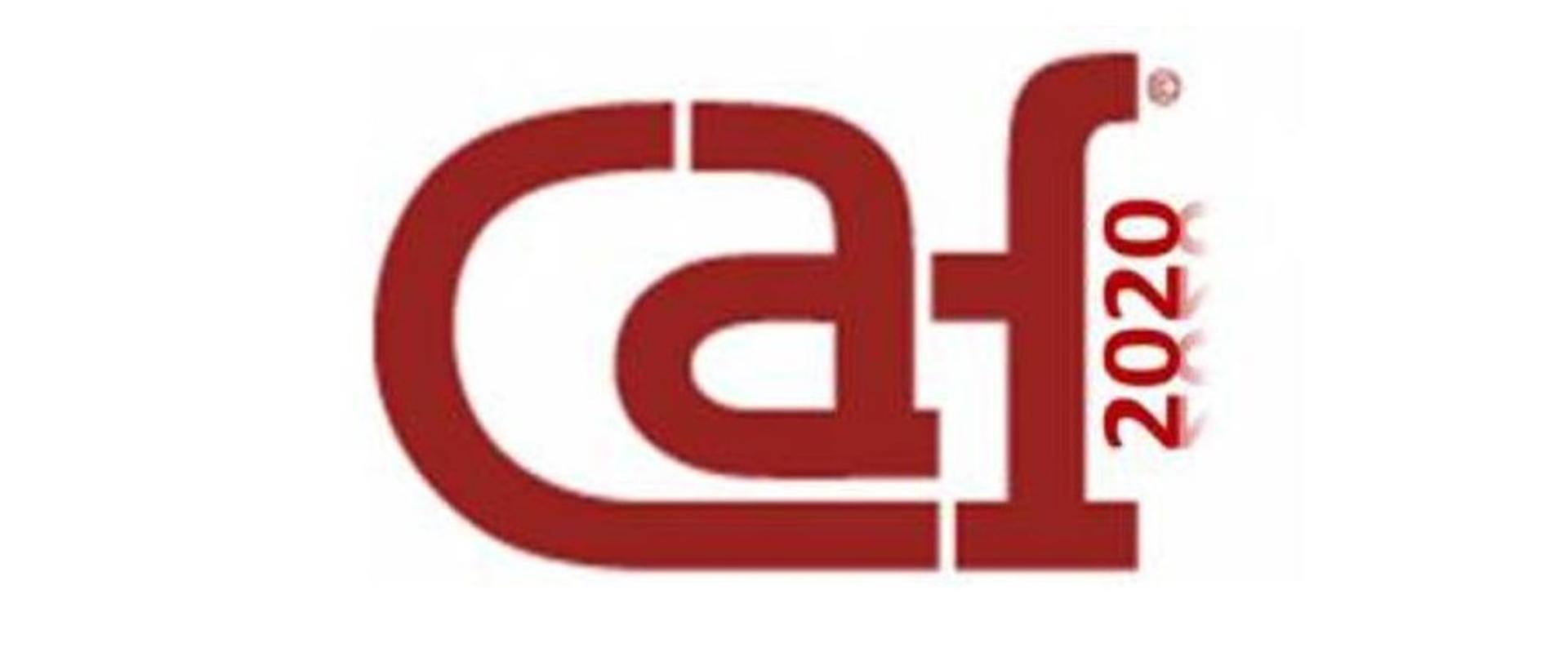 Na obrazku czerwony napis CAF 2020.