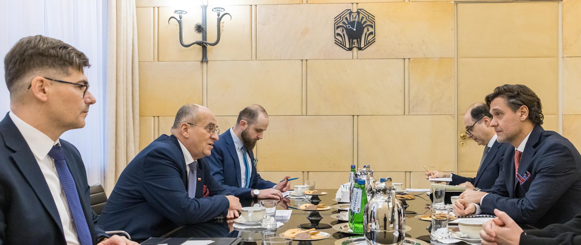 Spotkanie Ministra Zbigniewa Raua z Dyrektorem Biura Instytucji Demokratycznych i Praw Człowieka OBWE