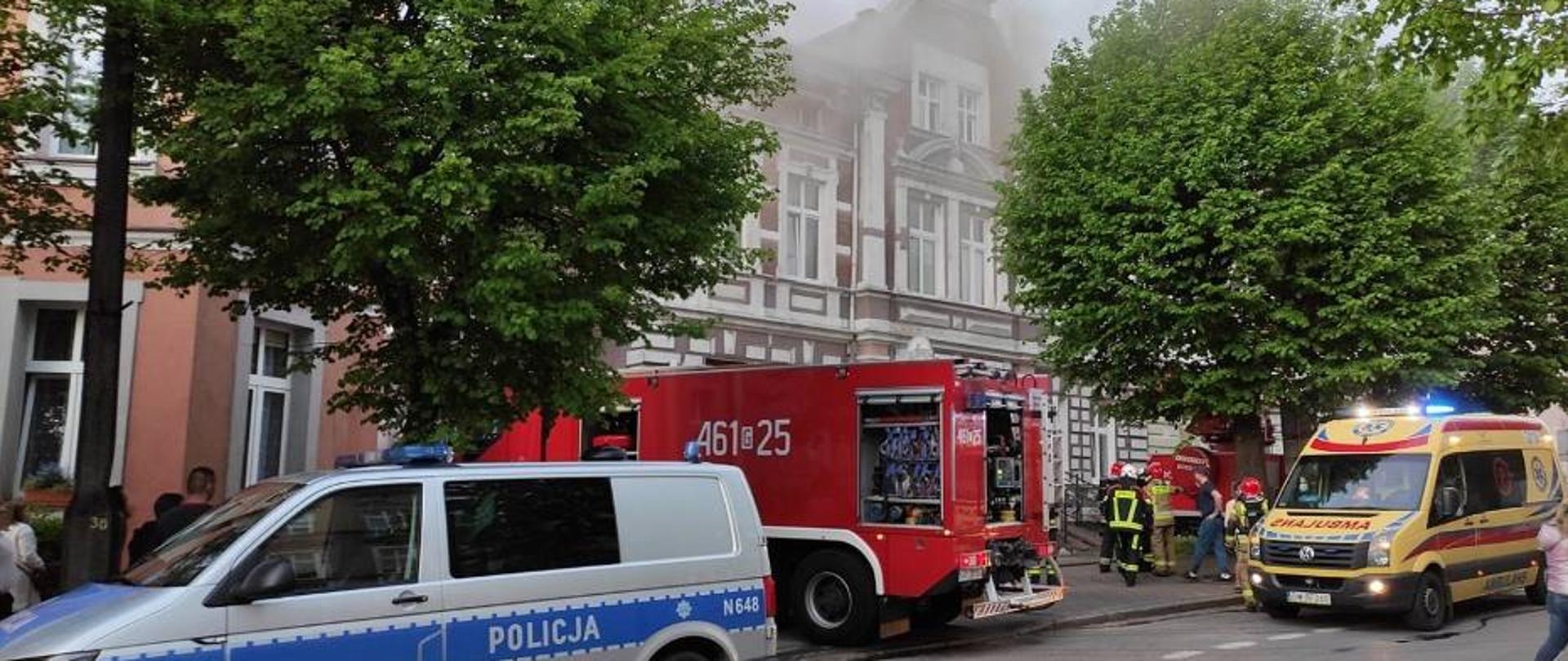 Pożar ul. Chopina Kwidzyn