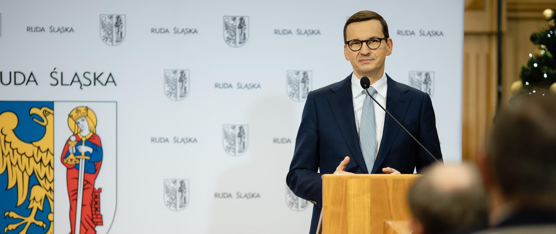 Wizyta premiera Mateusza Morawieckiego w Rudzie Śląskiej
