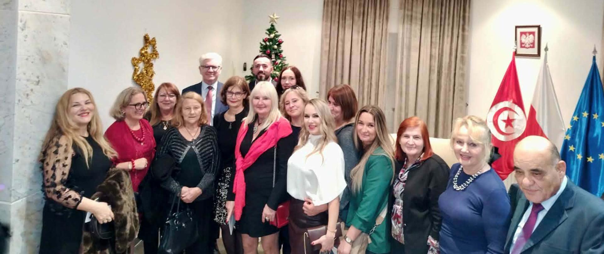 spotkanie opłatkowe w Ambasadzie RP w Tunisie