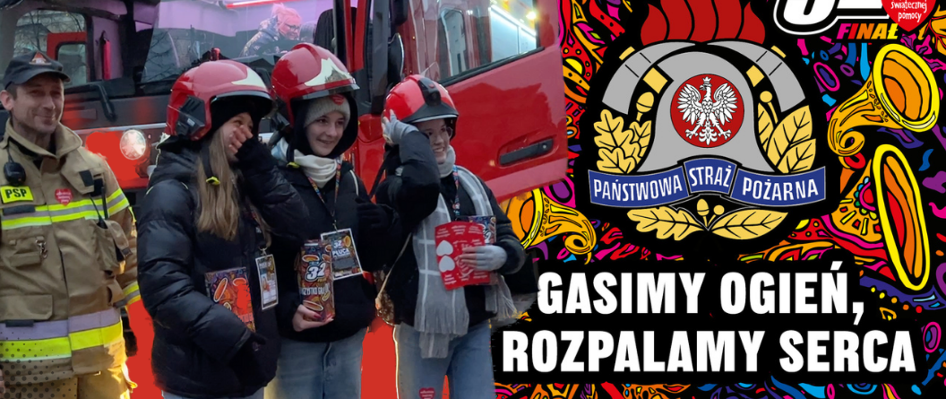 Baner Wielkiej Orkiestry Świątecznej Pomocy