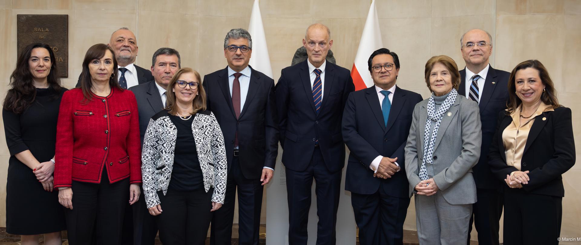Spotkanie wiceministra Wojciecha Zajączkowskiego z ambasadorami państw Ameryki Łacińskiej 