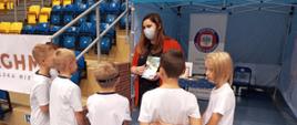Punkt informacyjno - edukacyjny na Hali Arena 