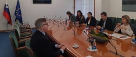 Spotkanie Ambasadora Krzysztofa Olendzkiego z Polsko-Słoweńską Grupą Parlamentarną
