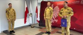 Podziękowania dla strażaka KP PSP w Kazimierzy Wielkiej
