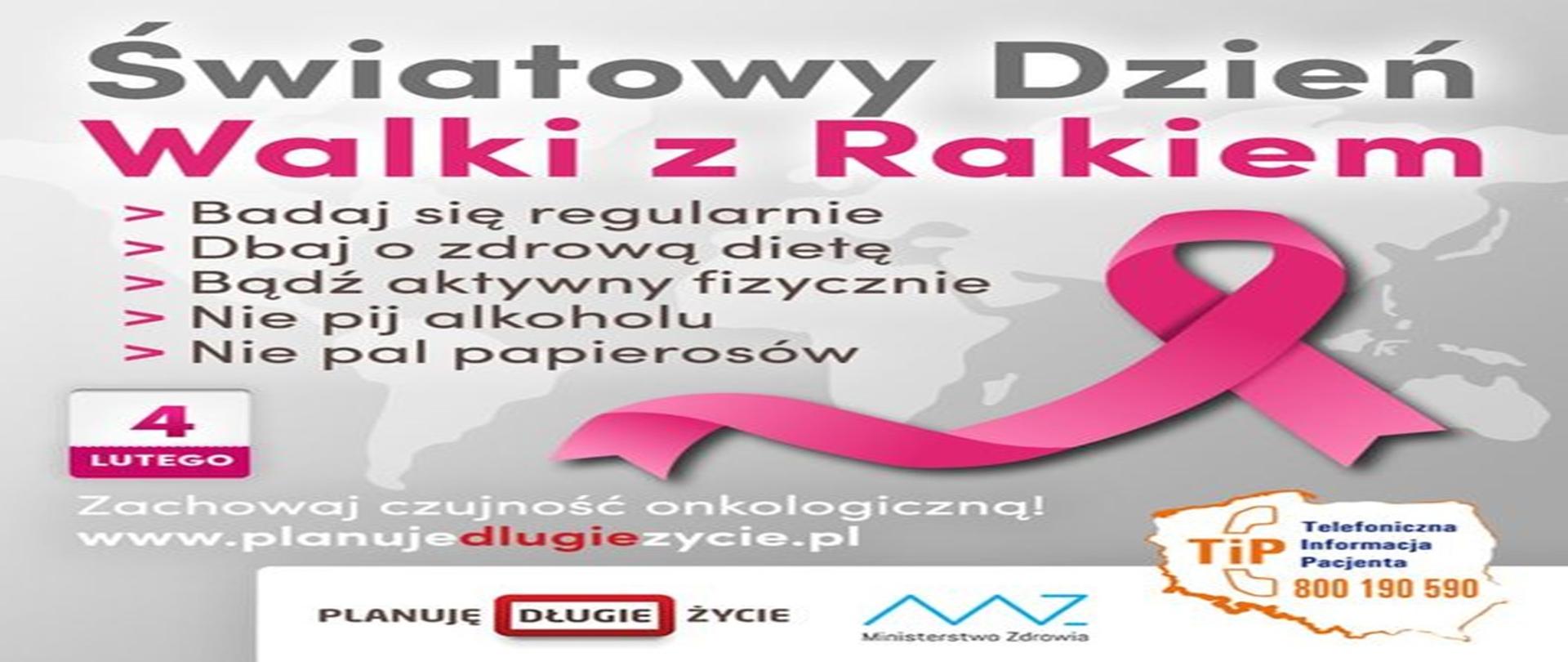 Światowy dzień walki z rakiem.