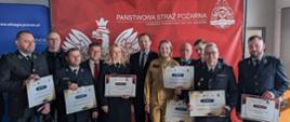 UROCZYSTE WRĘCZENIE PROMES DLA JEDNOSTEK PSP I OSP