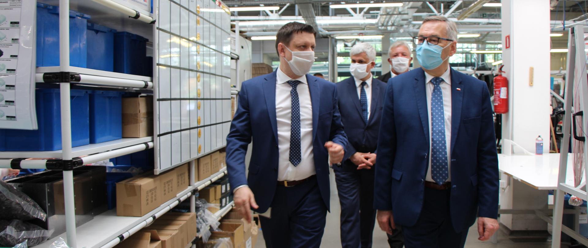 Tarcza Antykryzysowa w Podlaskiem. Wizyta w firmie AC w Białymstoku