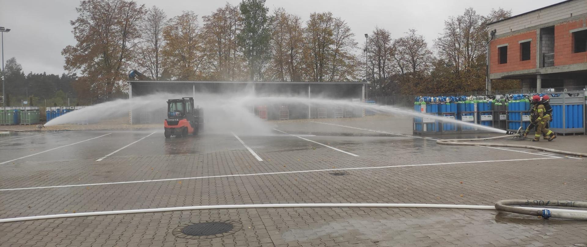 Ćwiczenia na terenie zakładu „Air Liquide”