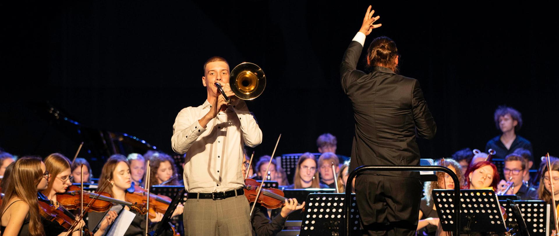 Młoda Filharmonia Międzyszkolna na festiwalu im. Michała Spisaka