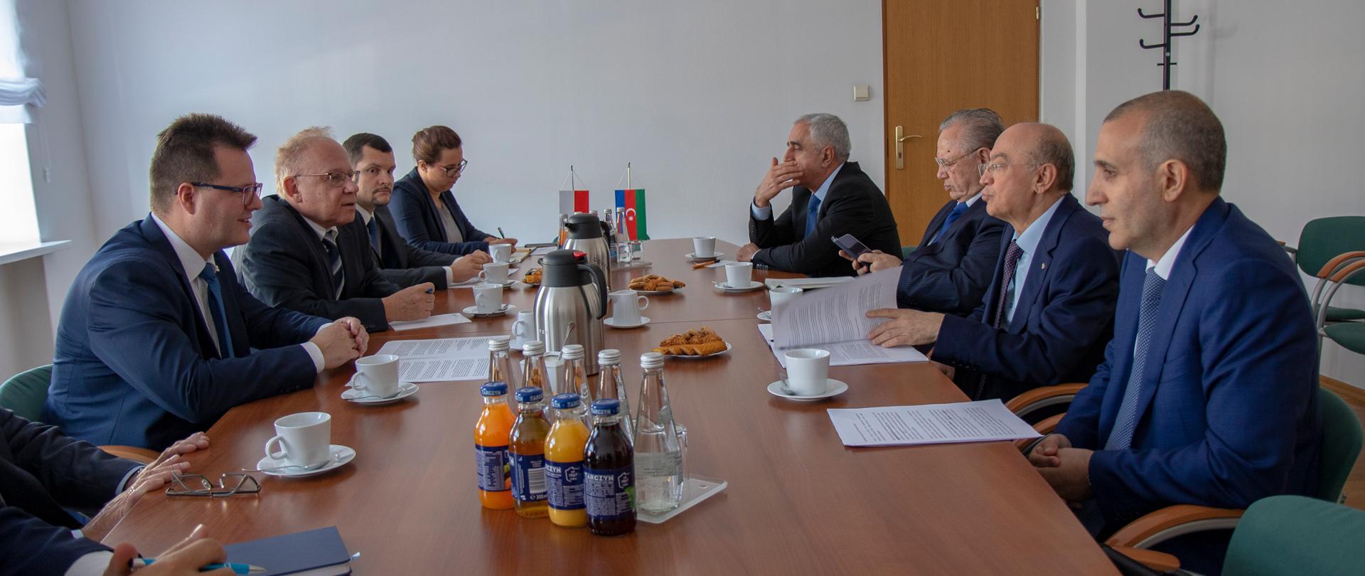 Spotkanie wiceministra Bittela z ministrem Republiki Azerbejdżanu